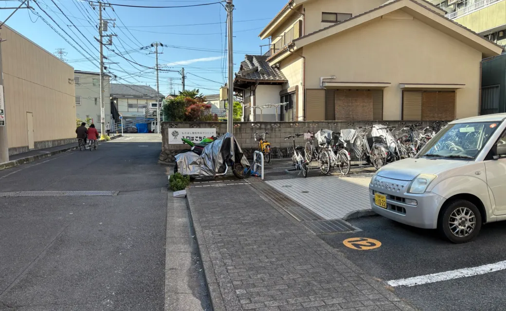 駐車場の入り口