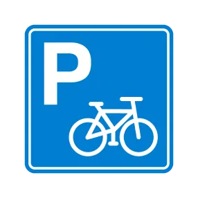 駐輪場のマーク