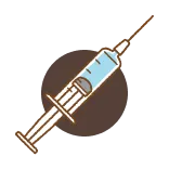 注射器のイラスト